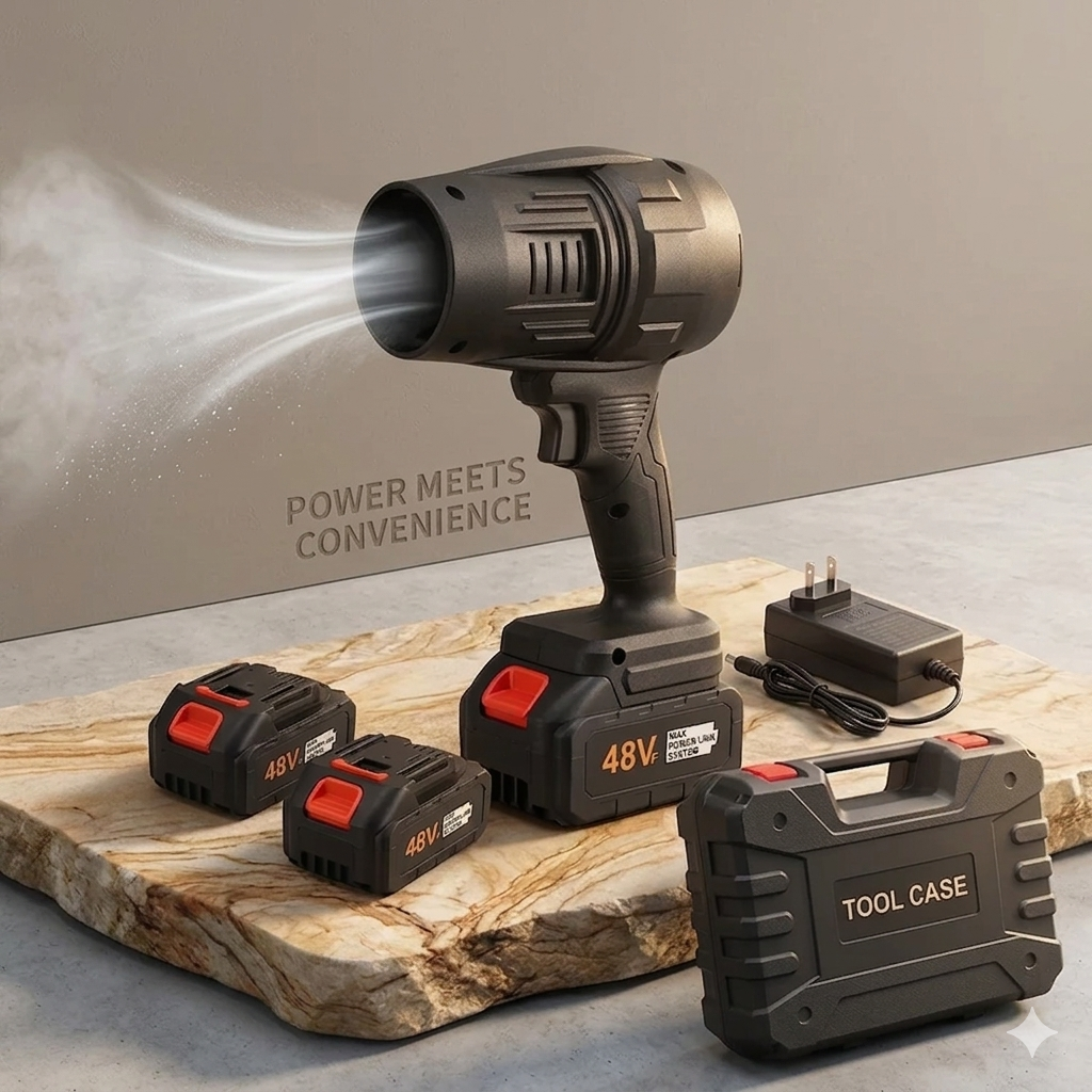 Cordless Turbo Jet Blower with 2 🔋Batteries